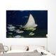 Hawaii, Spotted Eagle Ray And Reef Fish Wall Mural