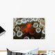 Indonesia, Male Spine-Cheek Clownfish Within Sea Anemone Wall Mural