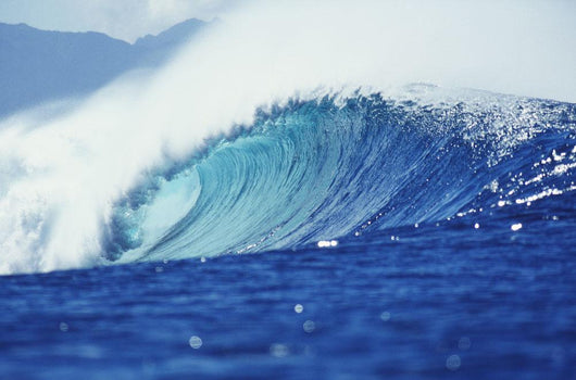 Hawaii, Oahu, Perfect Wave At Pipeline Wall Mural