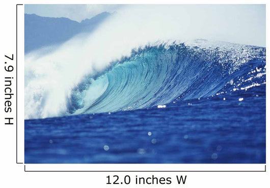 Hawaii, Oahu, Perfect Wave At Pipeline Wall Mural