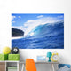 Hawaii, Oahu, Perfect Wave At Pipeline Wall Mural