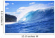 Hawaii, Oahu, Perfect Wave At Pipeline Wall Mural