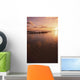 Pink Sunset And Ocean Reflections Wall Mural