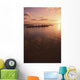 Pink Sunset And Ocean Reflections Wall Mural
