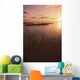 Pink Sunset And Ocean Reflections Wall Mural