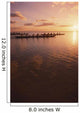 Pink Sunset And Ocean Reflections Wall Mural