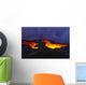 River Like Smoke In Background Wall Mural