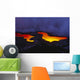River Like Smoke In Background Wall Mural