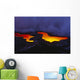 River Like Smoke In Background Wall Mural