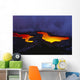 River Like Smoke In Background Wall Mural