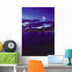 Pale Purple Sky With Reflections On Water Wall Mural