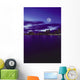 Pale Purple Sky With Reflections On Water Wall Mural