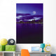 Pale Purple Sky With Reflections On Water Wall Mural