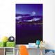 Pale Purple Sky With Reflections On Water Wall Mural