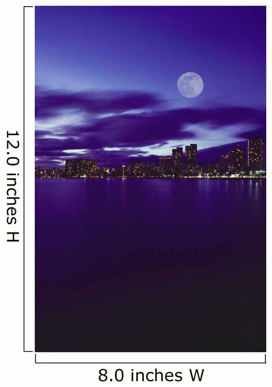 Pale Purple Sky With Reflections On Water Wall Mural