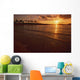 Hawaii, Oahu, Ko'olina Resort, Sunset Over Ocean, Palm Trees Wall Mural