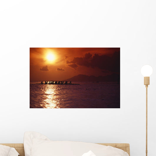 Orange Sky Wall Mural