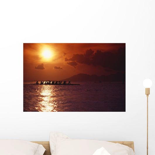Orange Sky Wall Mural
