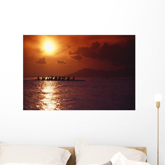 Orange Sky Wall Mural
