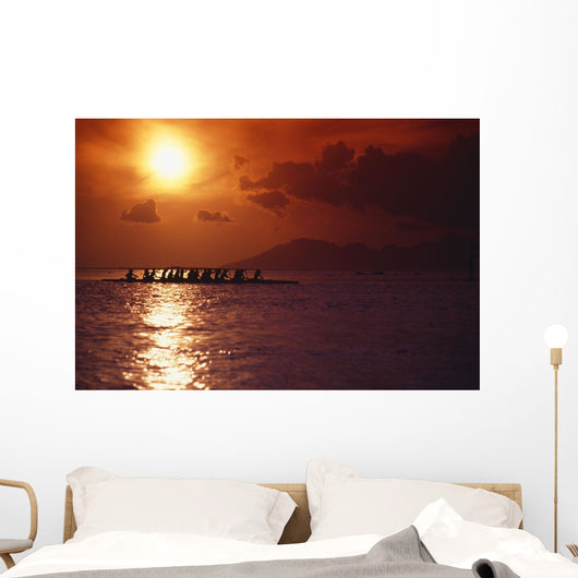 Orange Sky Wall Mural