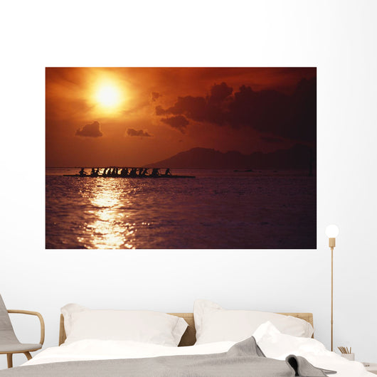 Orange Sky Wall Mural