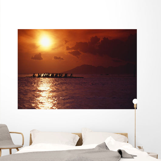 Orange Sky Wall Mural