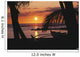 Outrigger Canoe Resting On A Tropical Beach Wall Mural