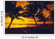 Outrigger Canoe Resting On A Tropical Beach Wall Mural