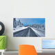 Winter Road Wall Decal Design 1