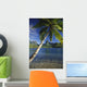 Scenic View Of Clear Bay And Palm Trees Wall Mural