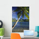 Scenic View Of Clear Bay And Palm Trees Wall Mural
