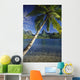 Scenic View Of Clear Bay And Palm Trees Wall Mural