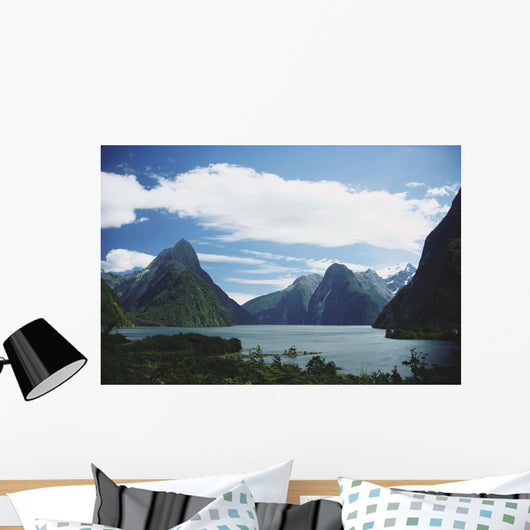 New Zealand, Fiordlands National Park, Milford Sound Wall Mural