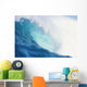 Wave Curling Over With Whitewash And A Barrel Forming Wall Mural