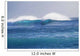 Hawaii, Spectacular Storm Waves Seen From A Distance Wall Mural