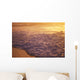 Hawaii, Sea Foam At Shoreline, Sunset Wall Mural