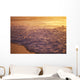 Hawaii, Sea Foam At Shoreline, Sunset Wall Mural