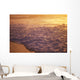 Hawaii, Sea Foam At Shoreline, Sunset Wall Mural
