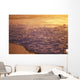 Hawaii, Sea Foam At Shoreline, Sunset Wall Mural