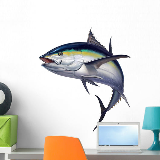 Black Fin Tuna Wall Decal