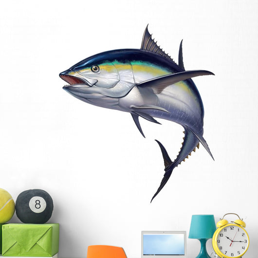 Black Fin Tuna Wall Decal