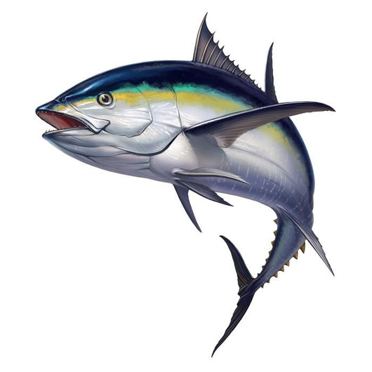 Black Fin Tuna Wall Decal