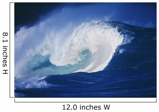 Hawaii, Powerful Wave, White Water Wall Mural
