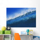 Hawaii, Bright Blue Wave At It's Peak With White Wash, Blue Sky Wall Mural