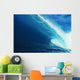 Hawaii, Close-Up View Of Big Blue Tube, Sky And Clouds Wall Mural