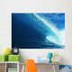 Hawaii, Close-Up View Of Big Blue Tube, Sky And Clouds Wall Mural