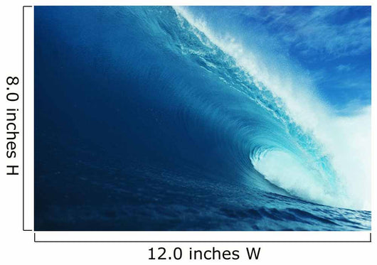 Hawaii, Close-Up View Of Big Blue Tube, Sky And Clouds Wall Mural