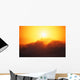 Hawaii, Big Waves At Sundown Wall Mural