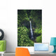 Hawaii, Kauai, Waterfall On The Interior Regions Of The Island Wall Mural