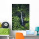 Hawaii, Kauai, Waterfall On The Interior Regions Of The Island Wall Mural